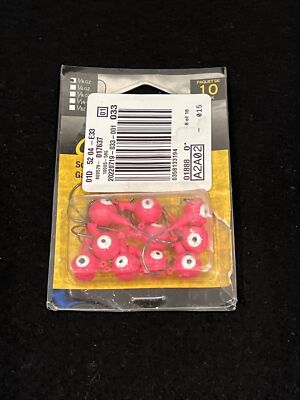 Cabela's 3/8oz. Solid Color Jig With Barb - red/white 3/8 oz New. FREE SHIPPING 