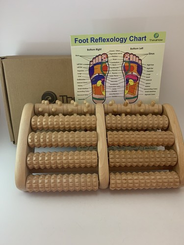 TheraFlow Rullo Massaggiatore Doppio Piedi (Grande). Rilassare e alleviare la fascite plantare - Foto 2 di 3