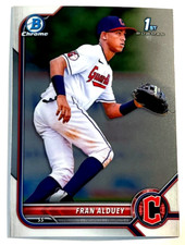 2022 Bowman Chrome Baseball 1st Prospect Card #BCP-39 Fran Alduey Guardians