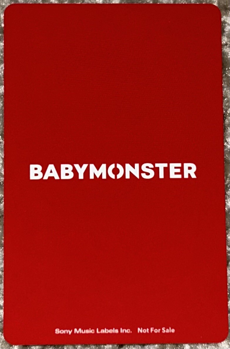 2024 Official BABYMONSTER Baby Monster Ahyeon Tower Records Lucky