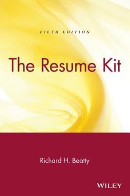 Resume Kit, Paperback by Beatty, Richard H., Brand New, Free shipping in the US