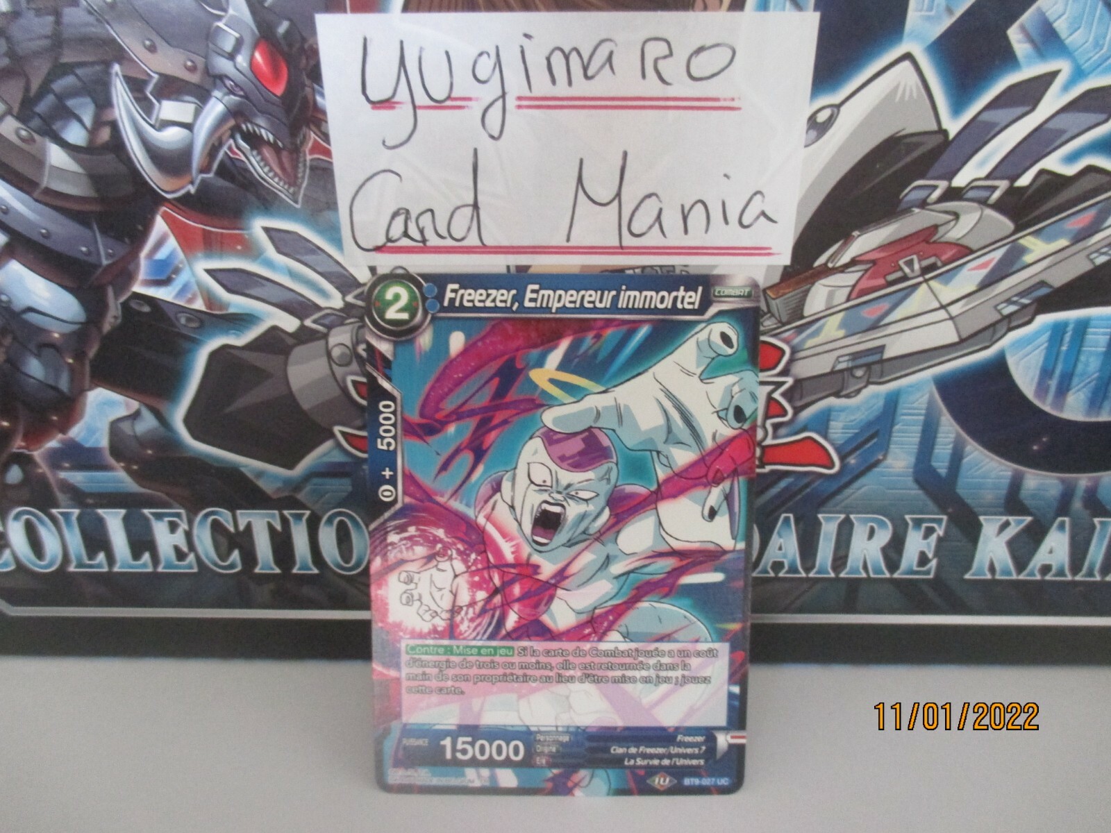 ♦Dragon Ball Super♦ Freezer, Empereur immortel : BT9-027 UC -VF-