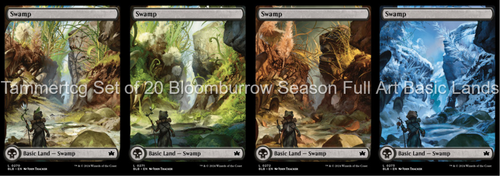 20x Foil Bloomburrow 4 Seasons Full Art Land Set Magic the Gathering MTG - Imagen 4 de 6