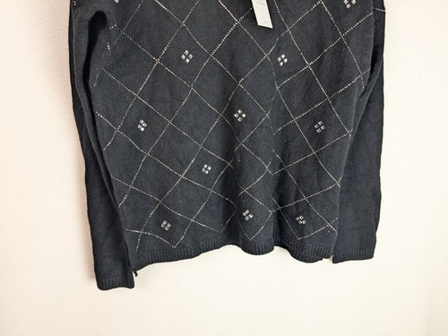 LV Clothing One Size Langarm Pullover mit geteiltem Saum Verzierung Neu UVP 89,99 - Bild 4 von 10