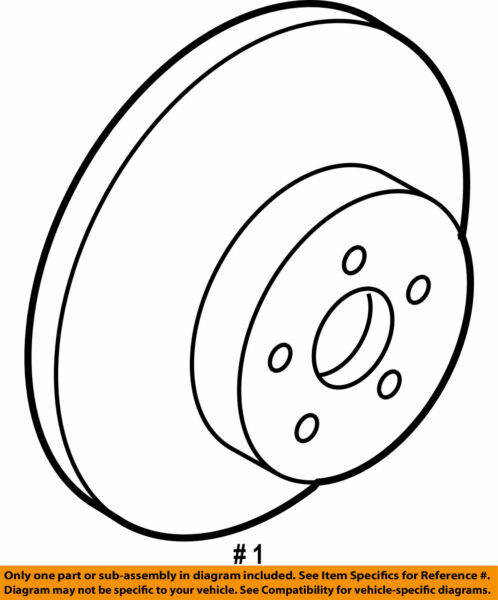 43512-42050 Toyota Disc, front 4351242050, New Genuine OEM Part | eBay