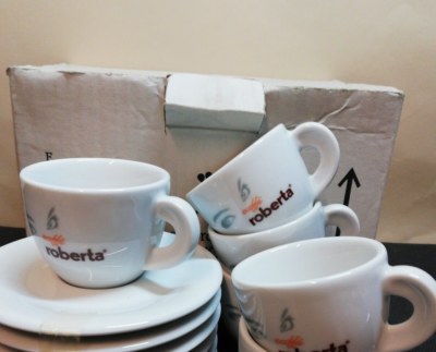 Tazzina Caffè In Gres Personalizzata Con Piattino - Modello Roberta Per Microonde - Foto 8