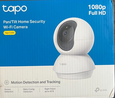 Tp-link 1080p H.264 Pan Tilt Home Security Wi-fi Camera Tapo C200 tapoc200