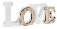 Holz-Schriftzug Love 14 X 6Cm Lackiert Hochzeit Dekoration Liebe Aufsteller