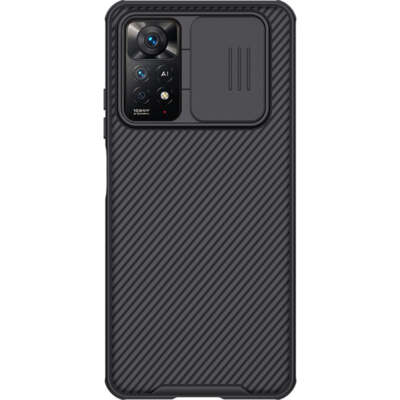 Handyhülle für Redmi Note 11 Pro Nillkin Case Cover Futeral Hülle Tasche Schwarz