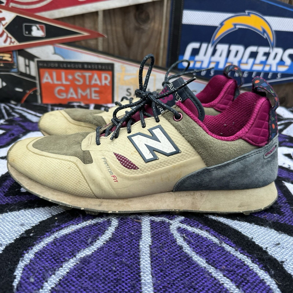 New Balance trailbuster Beige and Burgundy Sneakers New Balance Men main image 2