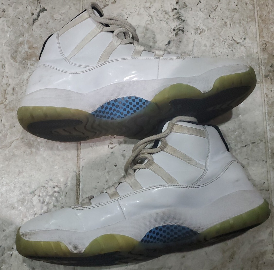 2014 Nike Air Jordan 11 Retro Legend Blue Men's Size US14 378037