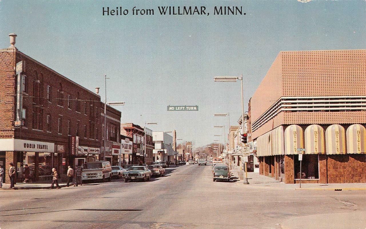 MILLMAR, MN Minnesota STREET SCENE World TravelStores KANDIYOHI CO