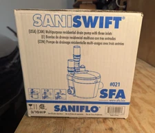 NEW Saniflo Saniswift Drain Pump 21