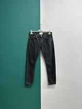 Sandro Paris Droit Jeans Dark Gray Slim Fit Size 31