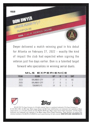 2022 Topps MLS #1-200 Base cards Pick Your Card(s) Complete Your Set - Picture 265 of 347