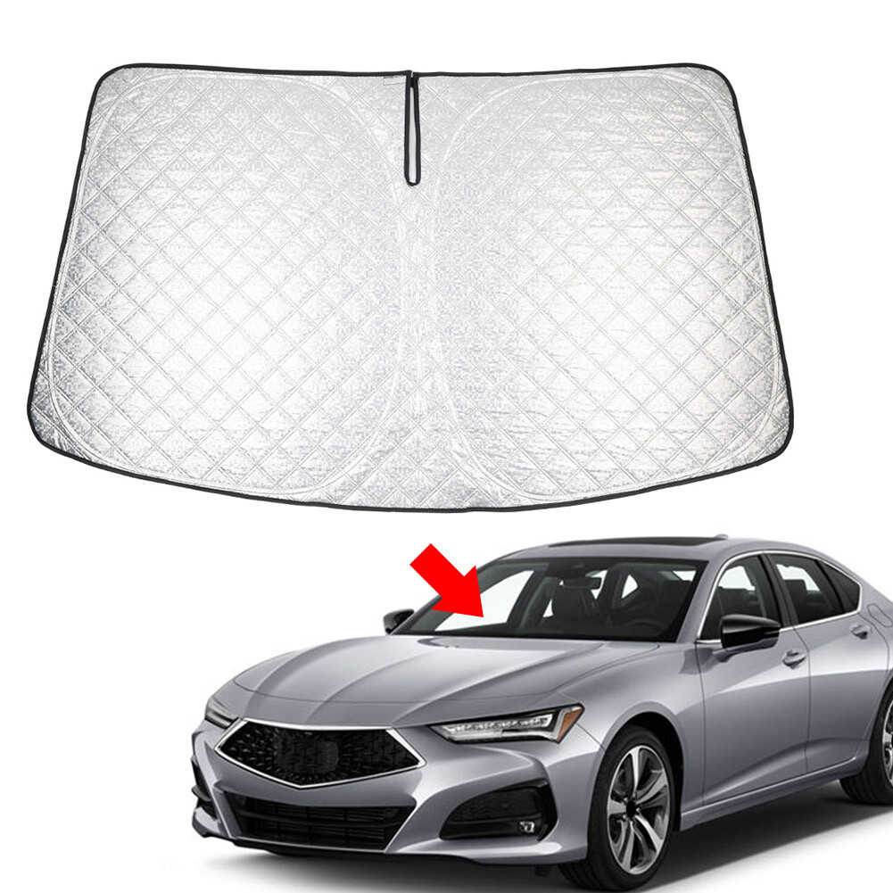 AutoTech Park Foldable Sunshade Compatible With 2023-2025 Lexus RX Suv Custom Fit Windshield Sun Shade - View #6