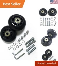 2PCS Durable Rubber Replacement Wheels for Luggage – 2.75" with Repair Kit