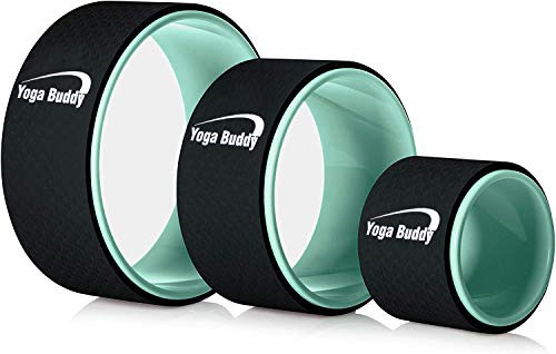 Yoga Wheel Back Wheel 3 Pack- Yoga Roller Prop with Thick Padding Relieves Back