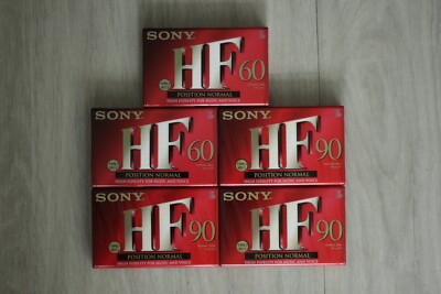 5 SONY HF AUDIOKASSETTEN