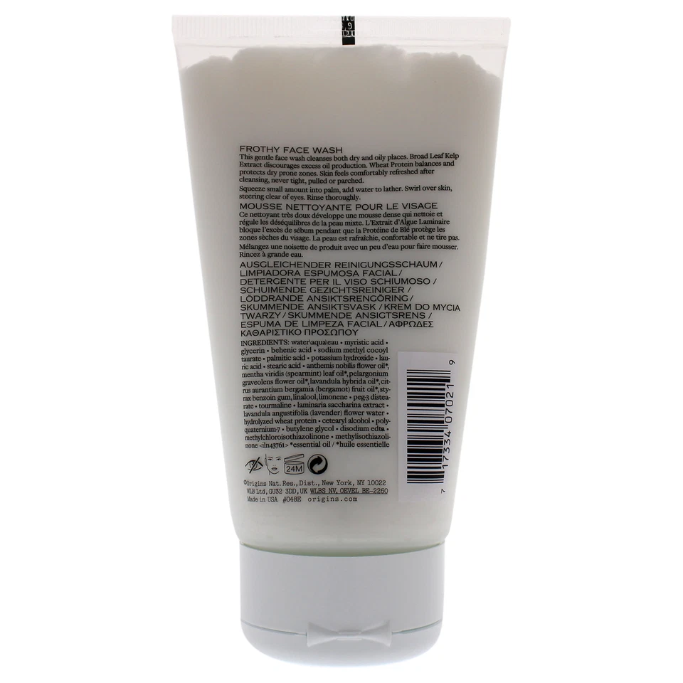 Lavado facial espumoso Checks and Balances de Origins para unisex - Limpiador de 5 oz Foto 3 de 3
