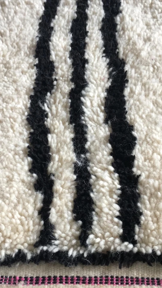 Alfombra marroquí Azilal 5’x8’ - Alfombra bereber - Alfombra auténtica - Alfombra 100 % lana Foto 4 de 4