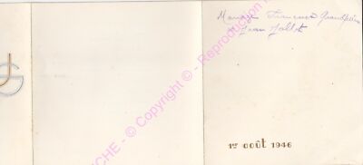 Menu 37130 Sankt Laurent Von Langeais 1 Aout 1946