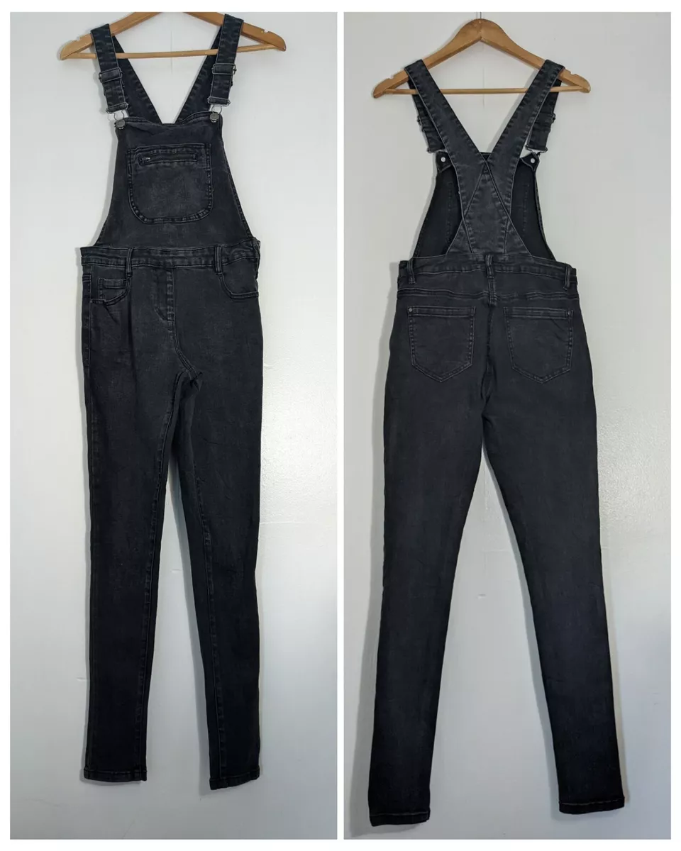 Ladies black cheap dungarees uk