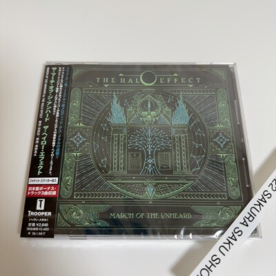 The Halo Effect March Of The Unheard CD Japan Bonus Tracks 3BT OBI STRIP 