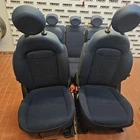 Upholstery Front + Rear Seats Fiat 500x 2014 2025 Leather Fabric Blue