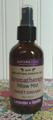 NATURE LOVE SWEET DREAMS AROMATHERAPY LAVENDER & VANILLA PILLOW MIST 4 OZ SPRAY
