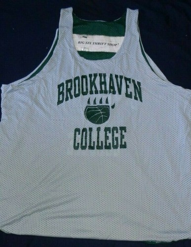 Brookhaven College Vintage Russell Athletic Basketball Jersey XL Reversible  - Afbeelding 3 van 4