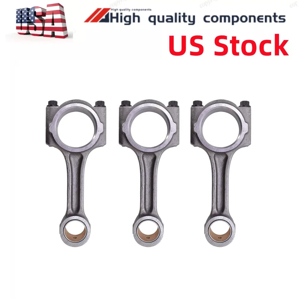 Overhaul Rebuild Kit with 3PCS connecting rod for  Kubota D1105 Engine - Image 2 of 4