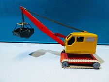 Gama  MiniMod Bagger 925, gelb, Blechspielzeug, gebraucht 