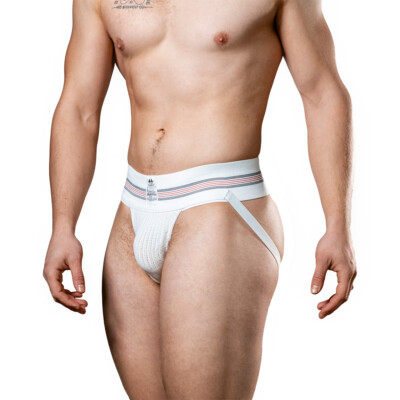 Bike Jockstrap 2XL Athletic Supporter 2 waistband Read Description XXL BLACK