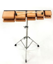 Rhythm Band Dlx Wood Blocks with Stand ULN