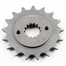 Piñón delantero de acero para Kawasaki ZR550 1991 Zephyr piñones JTF512,17