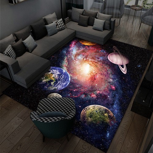 Space Rug Doormat Bedroom Bathroom Living Room Floor Mat Entry