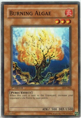 YU-GI-OH Yugioh Burning Algae IOC-062 Common First Edition / 1. Auflage englisch