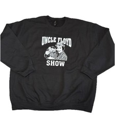 Uncle Floyd Show Official Sweatshirt No Hood  Black  Size: XXL  2XL 