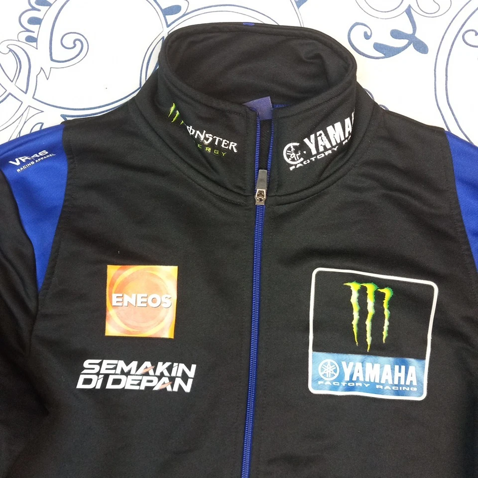 FELPA YAMAHA RACING VALENTINO ROSSI MONSTER MICHELIN MOTO GP ZIPPER VR46 - Photo 2/4