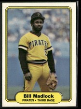 1982 Fleer #485 Bill Madlock