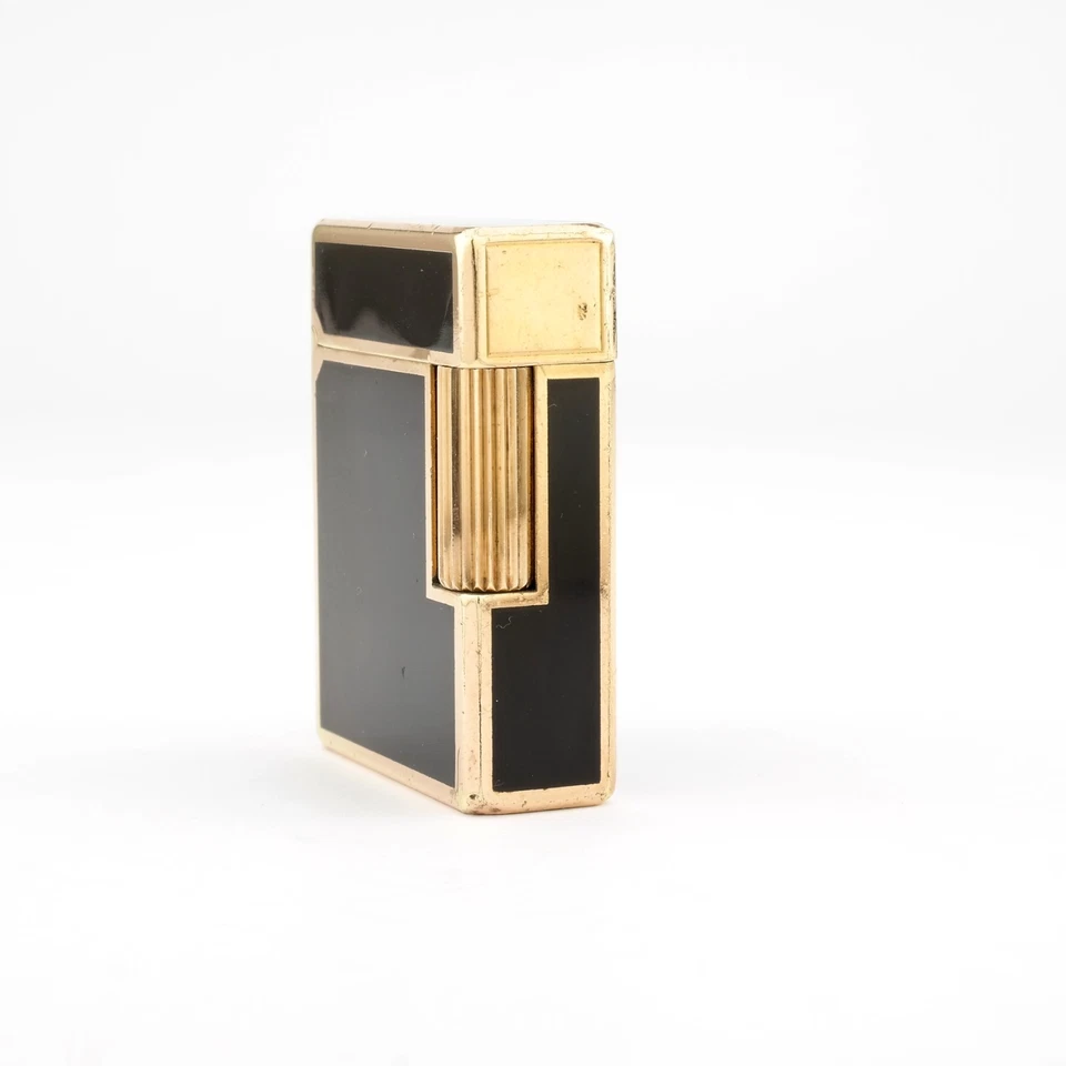 Vintage ST Dupont Line 1 1S BR Lighter Black Lacquer. Laque de Chine. France - Imagen 4 de 4