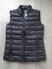 M&S MARKS & SPENCER BLACK FEATHER & DOWN BODYWARMER/GILLET JACKET UK SIZE 8