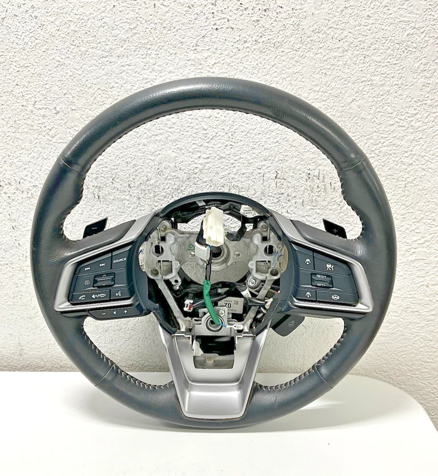 Volante 2024 Subaru Outback Legacy couro preto aquecido fabricante de equipamento original - Imagem 2 de 4