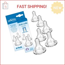 Dr. Brown's Natural Flow Level 4 Baby Bottle Silicone Nipple, Fast Flow, 9m , 10
