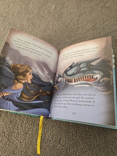 Usborne Illustrated Stories from the Greek Myths Like New Padded Summer Reading - Picture 6 of 7