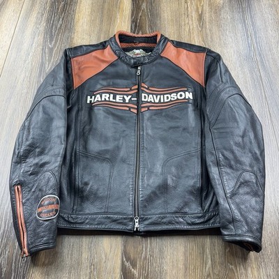 Harley Davidson Bomberjacke Skull Vintage Harley Davidson Leather