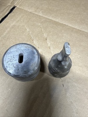 7/16 X 1/2  Oblong Iron worker Punch Die E.G. Heller