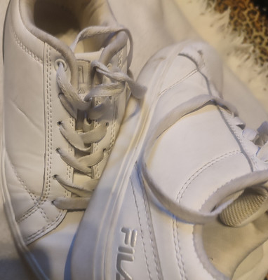 FILA Herren Sneaker Low Top Weiß Schnürung Sportschuh Gehen EU 38,5
