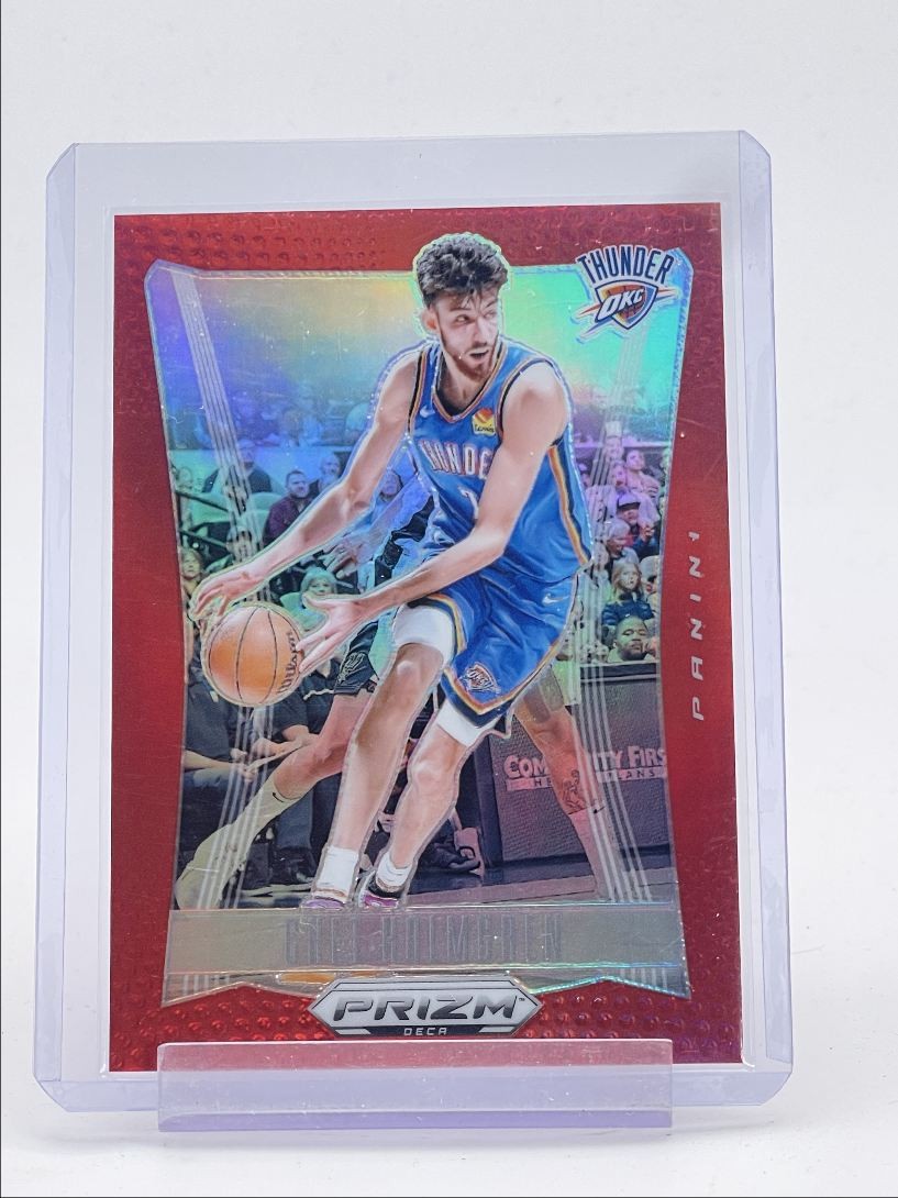 CHET HOLMGREN 2023-24 PANINI PRIZM DECA BASKETBALL RED THUNDER /199 Q3464